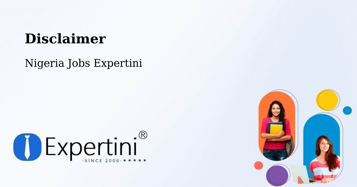 Disclaimer – Maru - Nigeria Jobs Expertini